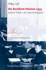 Buchcover Die Bernheim-Petition 1933