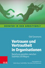 Buchcover Vertrauen und Vertrautheit in Organisationen