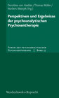 Buchcover Perspektiven und Ergebnisse der psychoanalytischen Psychosentherapie