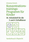 Buchcover Konzentrationstrainings-Programm für Kinder. III: 3. und 4. Schulklasse