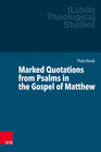 Buchcover Marked Quotations from Psalms in the Gospel of Matthew