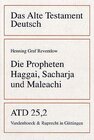 Buchcover Die Propheten Haggai, Sacharja und Maleachi