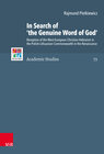 Buchcover In Search of 'the Genuine Word of God'