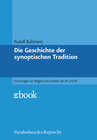 Buchcover Die Geschichte der synoptischen Tradition