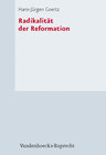 Buchcover Radikalität der Reformation