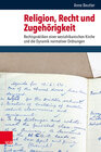 Buchcover Religion, Recht und Zugehörigkeit