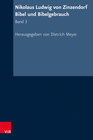 Buchcover Nikolaus Ludwig von Zinzendorf: Bibel und Bibelgebrauch