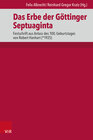 Buchcover Das Erbe der Göttinger Septuaginta