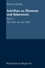 Buchcover Schriften zu Ökumene und Bekenntnis. Band 3