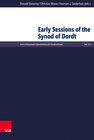 Buchcover Early Sessions of the Synod of Dordt