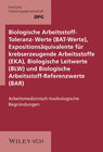 Buchcover Biologische Arbeitsstoff-Toleranz-Werte (BAT-Werte), Expositionsäquivalente...