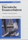 Buchcover Thermische Trennverfahren