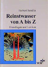 Buchcover Reinstwasser von A bis Z