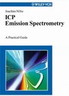 Buchcover ICP Emission Spectrometry