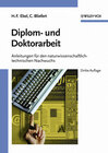 Buchcover Diplom- und Doktorarbeit