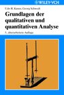 Buchcover Grundlagen der qualitativen und quantitativen Analyse