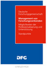 Buchcover Management von Forschungsverbünden - Möglichkeiten der Professionalisierung und Unterstützung