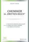 Buchcover Chemiker im "Dritten Reich"