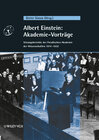 Buchcover Albert Einstein: Akademie-Vorträge