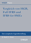 Buchcover Vergleich von HGB, Full IFRS und IFRS for SMEs