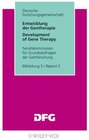Buchcover Entwicklung der Gentherapie