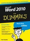Buchcover Word 2010 für Dummies