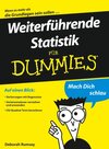 Buchcover Weiterführende Statistik für Dummies