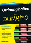 Buchcover Ordnung halten für Dummies