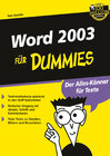 Buchcover Word 2003 für Dummies