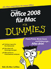 Buchcover Office 2008 für Mac für Dummies