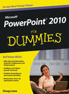 Buchcover PowerPoint 2010 für Dummies