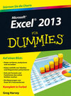 Buchcover Excel 2013 für Dummies