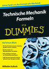 Buchcover Technische Mechanik Formeln für Dummies