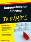 Buchcover Unternehmensführung für Dummies