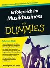 Buchcover Erfolgreich im Musikbusiness für Dummies