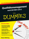 Buchcover Qualitätsmanagement nach ISO 9001:2015 für Dummies