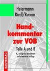 Buchcover Handkommentar zur VOB