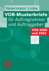 Buchcover VOB Musterbriefe