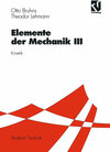 Buchcover Elemente der Mechanik III