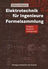 Buchcover Elektrotechnik für Ingenieure Formelsammlung