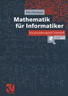 Buchcover Mathematik für Informatiker