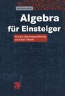 Buchcover Algebra für Einsteiger