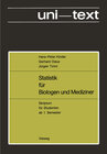 Buchcover Statistik für Biologen und Mediziner