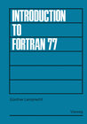 Buchcover Introduction to FORTRAN 77