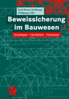 Buchcover Beweissicherung im Bauwesen