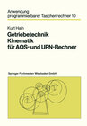 Buchcover Getriebetechnik Kinematik für AOS- und UPN-Rechner