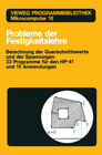 Buchcover Probleme der Festigkeitslehre