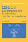 Buchcover Einführung in die Anwendung des Betriebssystems MS-DOS