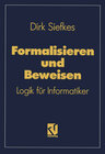 Buchcover Formalisieren und Beweisen