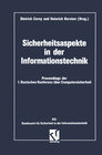 Buchcover Sicherheitsaspekte in der Informationstechnik